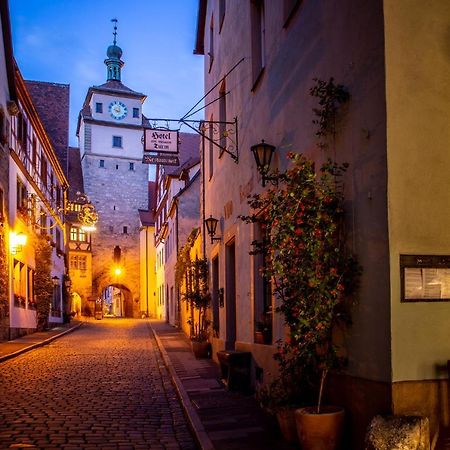 Gaestehaus Am Weissen Turm Rothenburg ob der Tauber Eksteriør billede