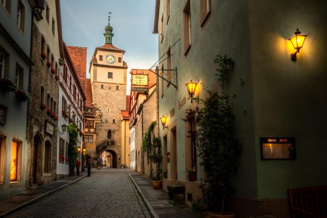 Gaestehaus Am Weissen Turm Rothenburg ob der Tauber Eksteriør billede