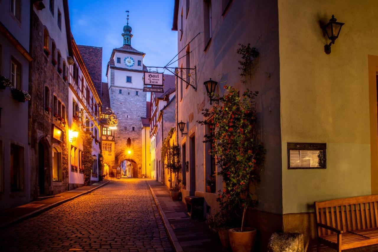 Gaestehaus Am Weissen Turm Rothenburg ob der Tauber Eksteriør billede